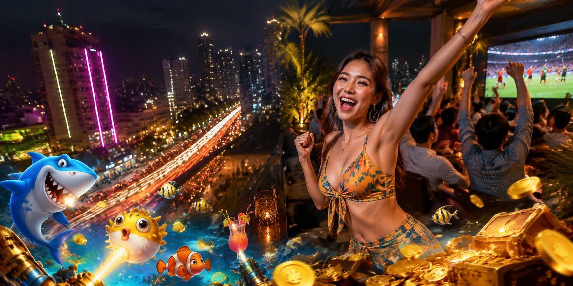 Cảnh đêm Hồ Chí Minh với bảng neon cá cược trực tuyến net1