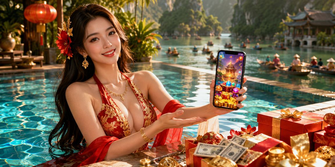 Du khách Ninh Bình trải nghiệm casino trực tuyến qua ứng dụng trong lễ hội